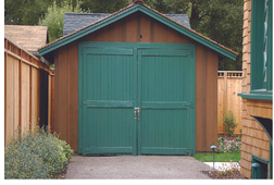 Photo of a garage.