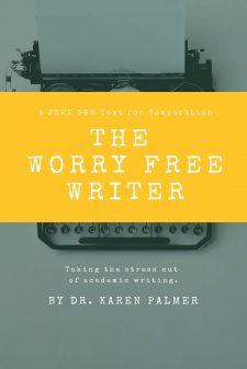 The Worry Free Writer book cover