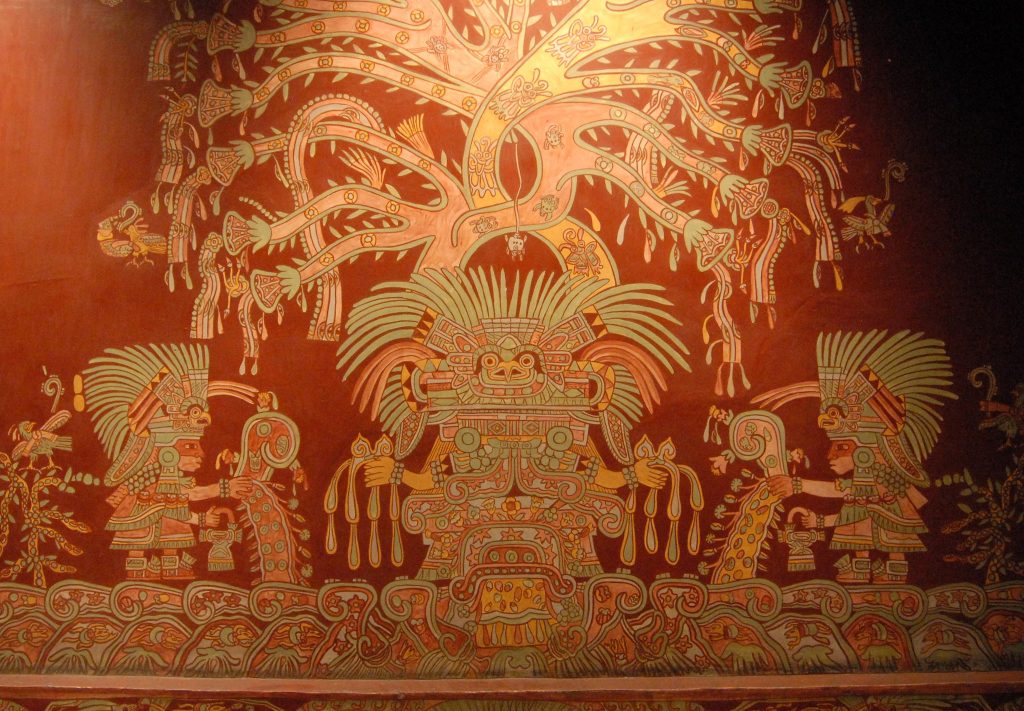 Great Goddess, Tepantitla Mural of Mesoamerica