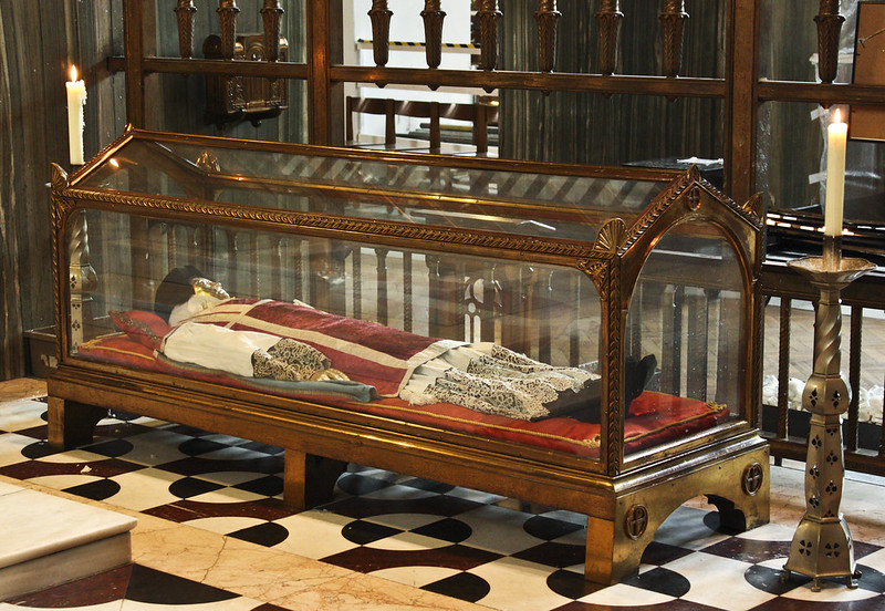 Relics of St John Southworth on display