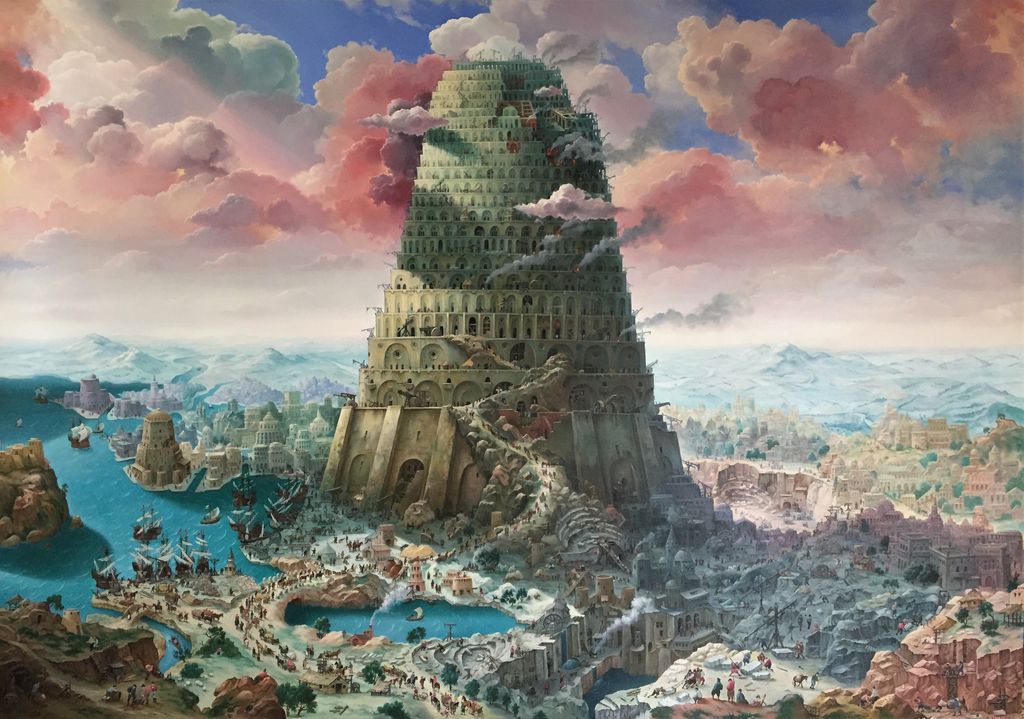 Painting of the Tower of Babel