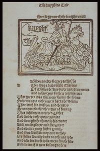 A page from the Canterbury Tales
